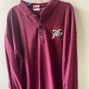 Vintage 76ers long sleeve shirt